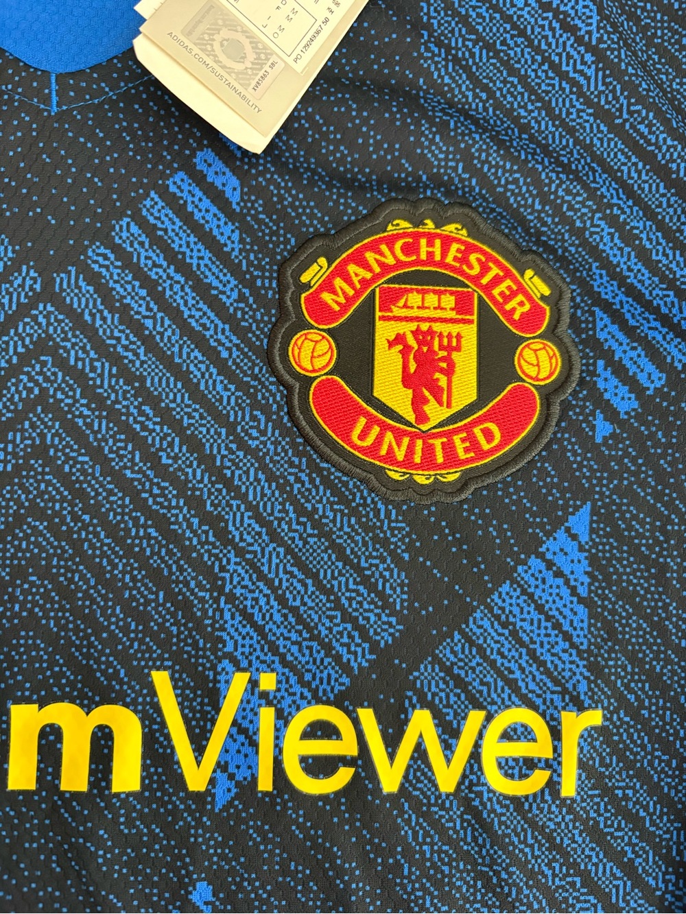 Authentic Adidas Manchester United Performance 2021-2022 third jersey NWT - Picture 8 of 10